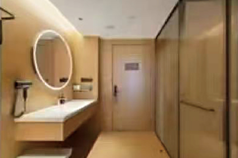 Bamboo patterned stone crystal board